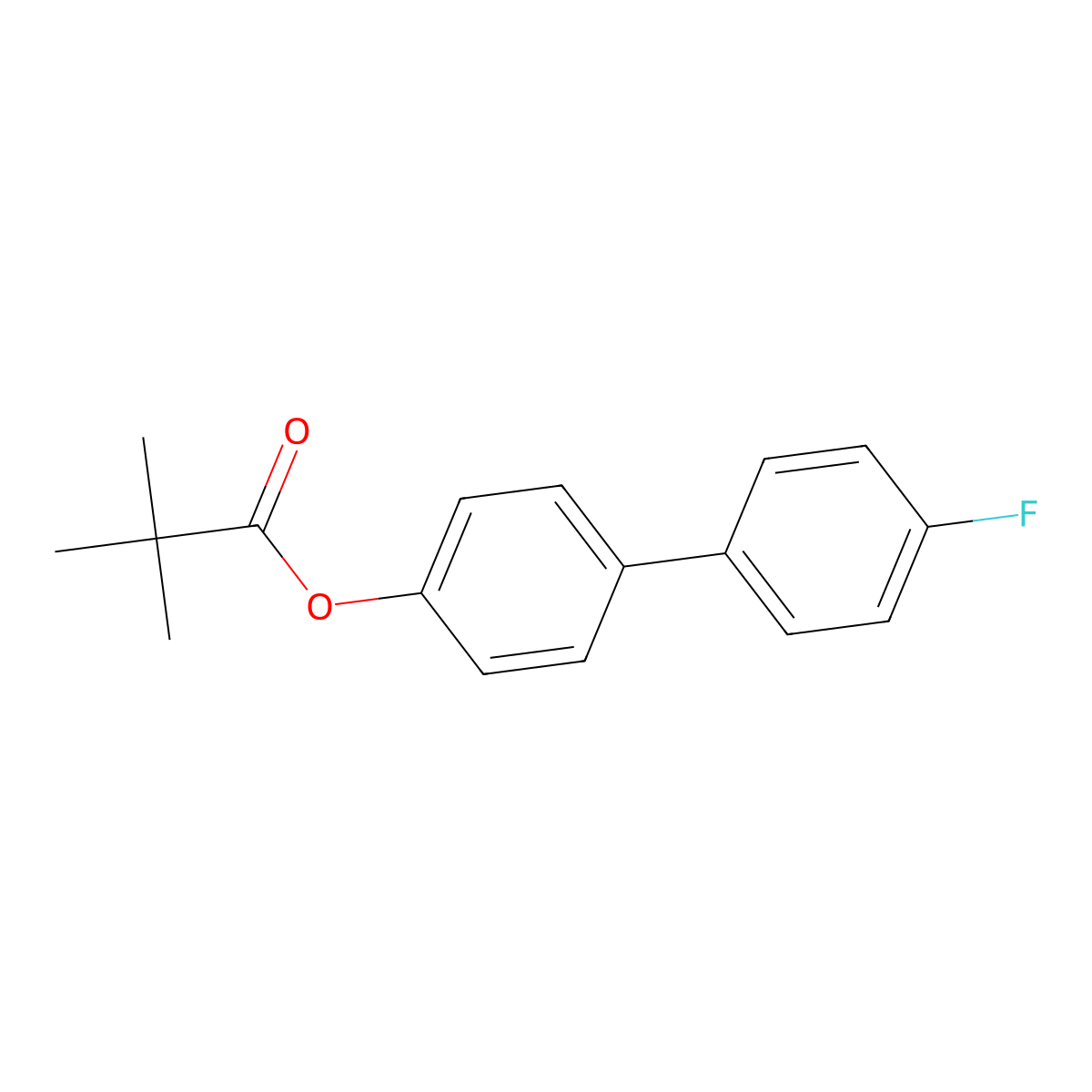 4'-Fluoro[1,1'-biphenyl]-4-yl 2,2-dimethylpropanoate molecular structure, CAS 2561439-21-0