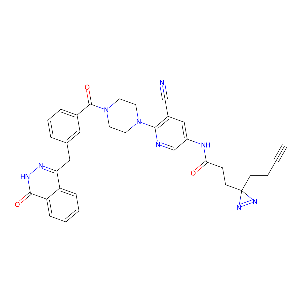 PARPYnD molecular structure, CAS 2561483-27-8