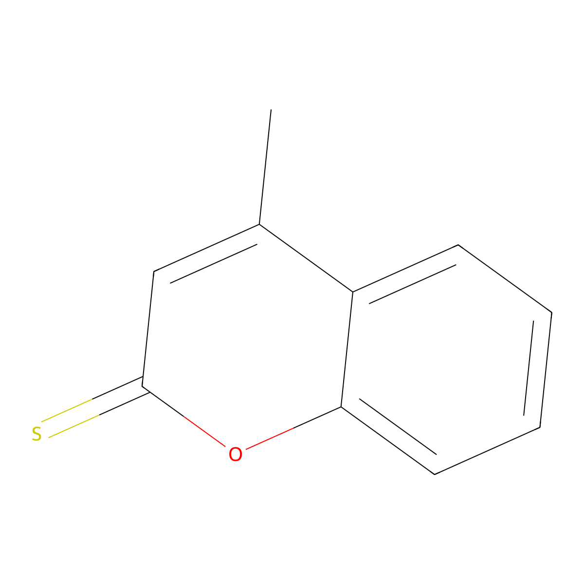 4-Methylchromene-2-thione molecular structure, CAS 25624-32-2