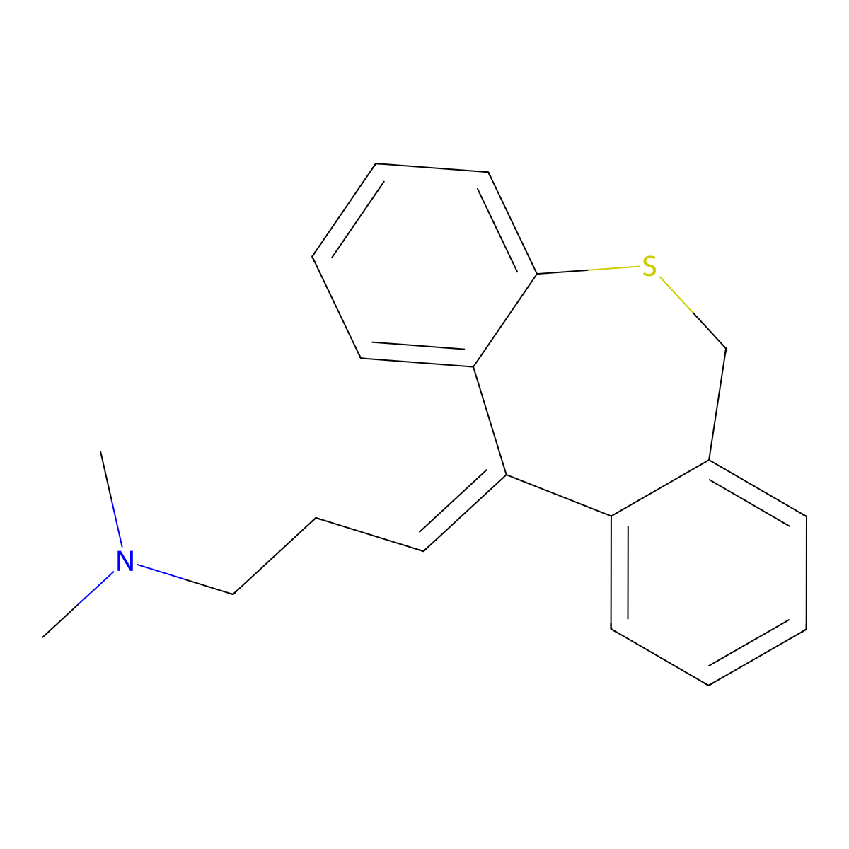 Dothiepin, Z- molecular structure, CAS 25627-38-7