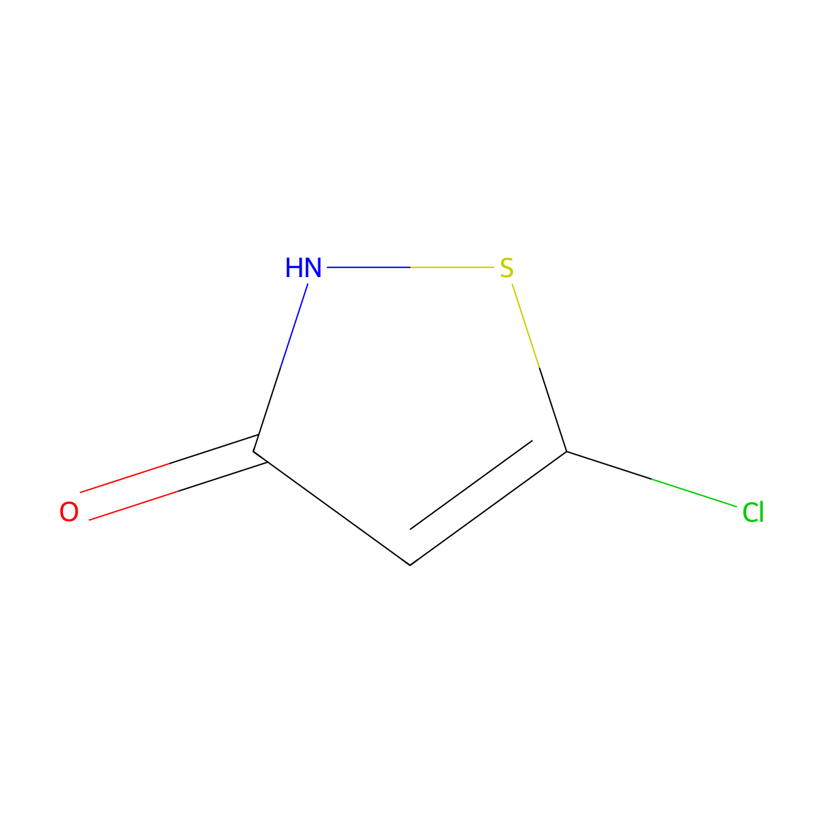 5-Chloroisothiazol-3-ol molecular structure, CAS 25629-58-7