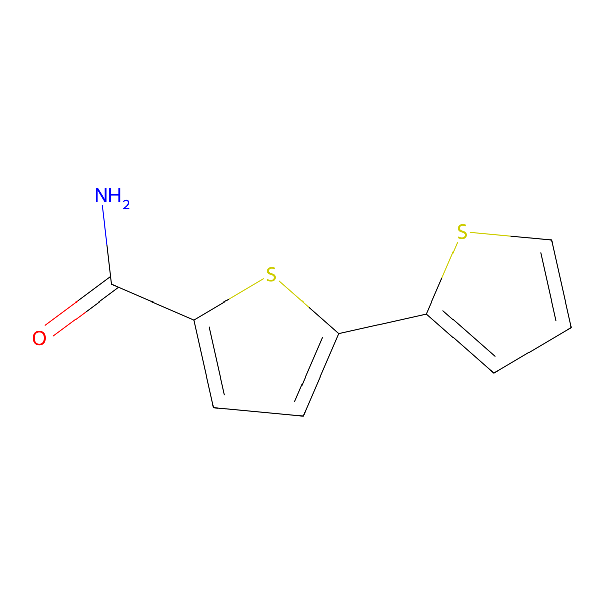 [2,2-Bithiophene]-5-carboxamide molecular structure, CAS 256329-96-1