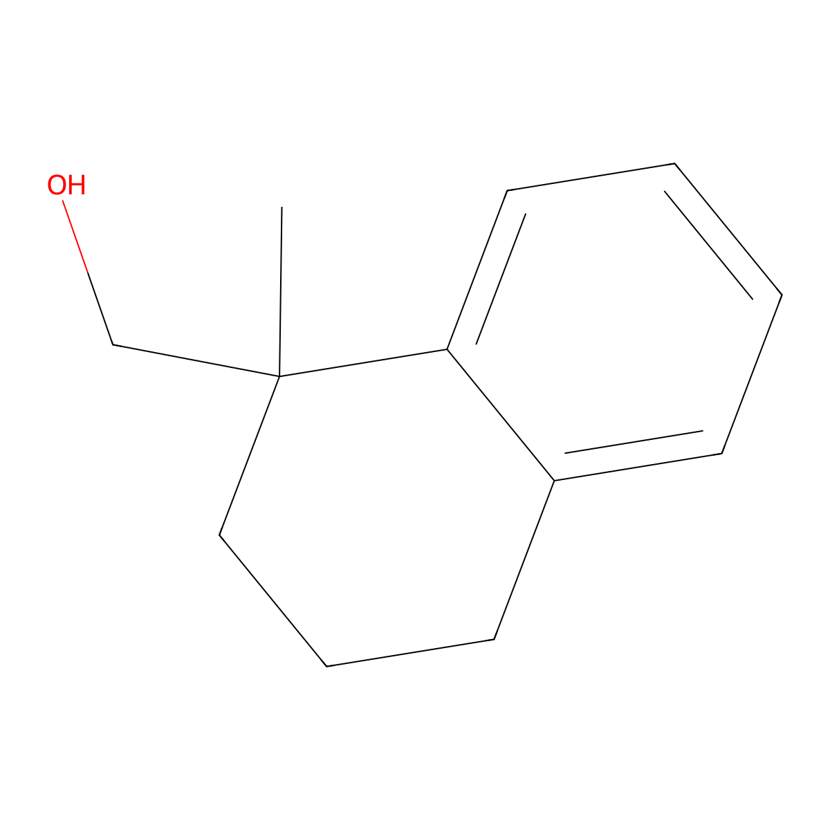 (1-Methyl-1,2,3,4-tetrahydronaphthalen-1-yl)methanol molecular structure, CAS 25634-94-0