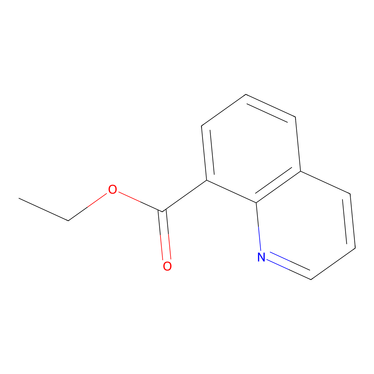 Ethyl 8-quinolinecarboxylate molecular structure, CAS 25635-22-7
