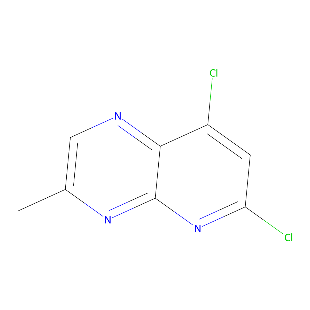 6,8-Dichloro-3-methylpyrido[2,3-B]pyrazine molecular structure, CAS 2563588-90-7