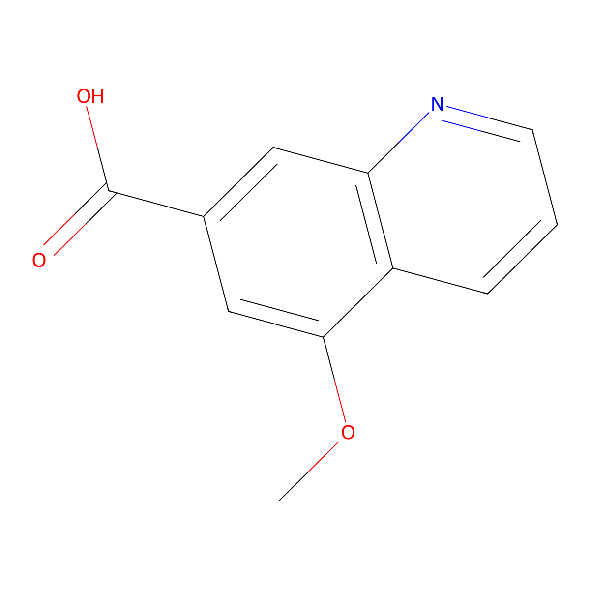 5-Methoxyquinoline-7-carboxylic acid molecular structure, CAS 2563594-04-5