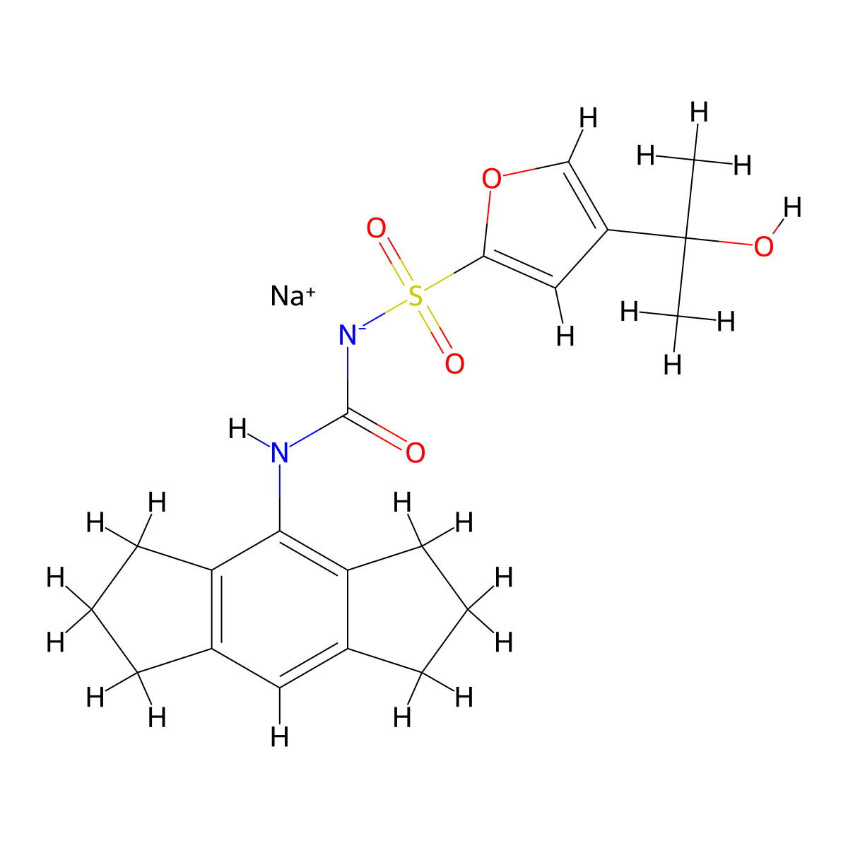 Mcc-950 sodium molecular structure, CAS 256373-96-3