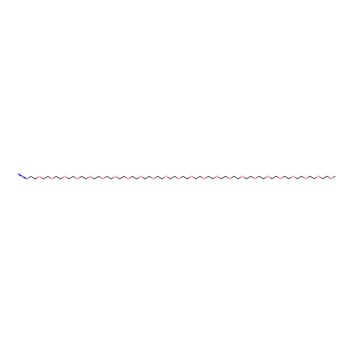 m-PEG24-azide molecular structure, CAS 2563873-82-3