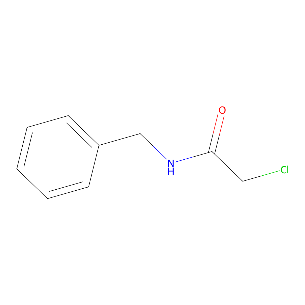 N-Benzyl-2-chloroacetamide molecular structure, CAS 2564-06-9