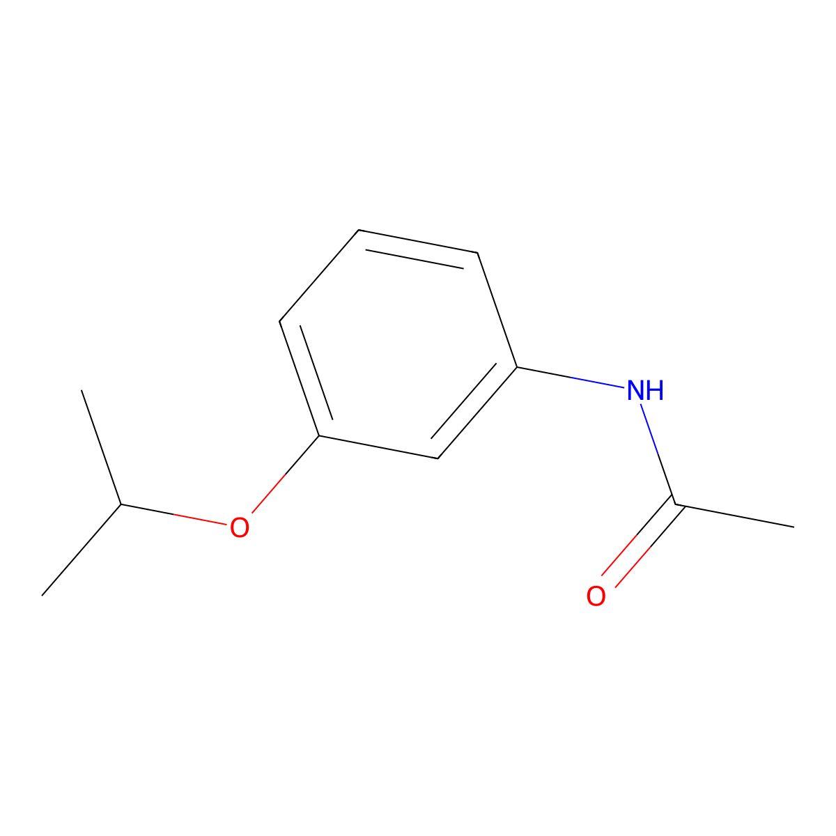 N-(3-isopropoxyphenyl)acetamide molecular structure, CAS 256425-12-4