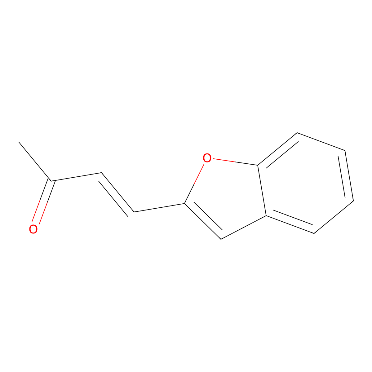 (E)-4-(Benzofuran-2-yl)but-3-en-2-one molecular structure, CAS 256439-85-7