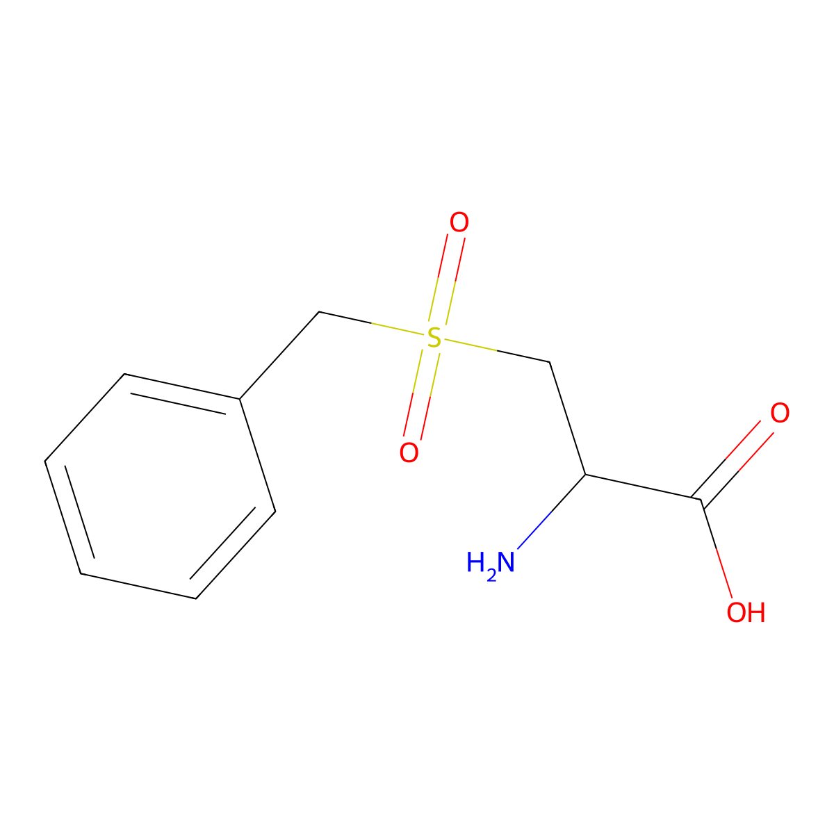 S-Benzyl-L-cysteine Sulfone molecular structure, CAS 25644-88-6