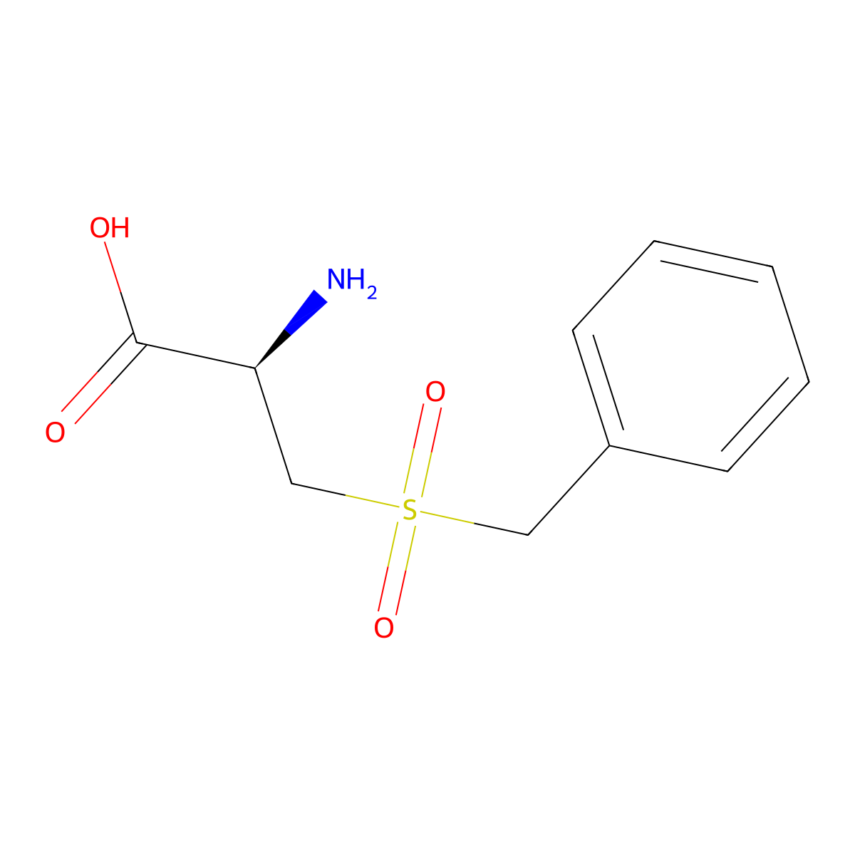S-Benzyl-L-cysteine Sulfone molecular structure, CAS 25644-88-6