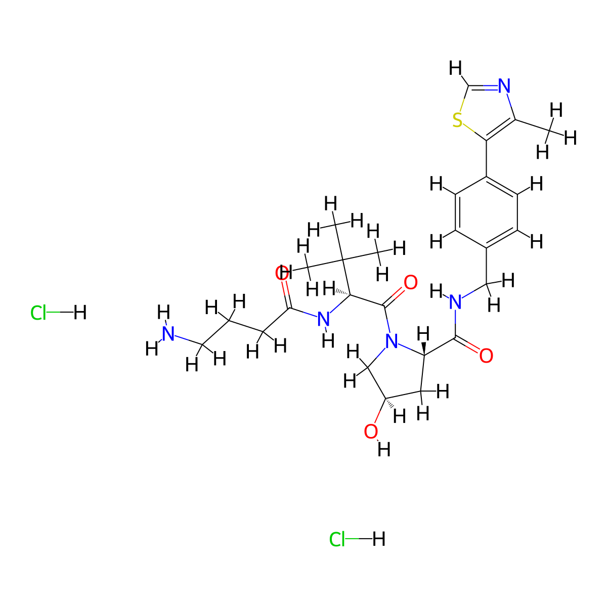 VH 032 amide-alkylC3-amine molecular structure, CAS 2564467-25-8