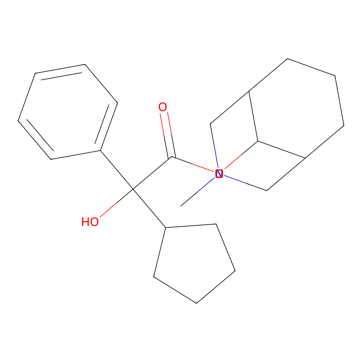Phencynonate molecular structure, CAS 256511-89-4