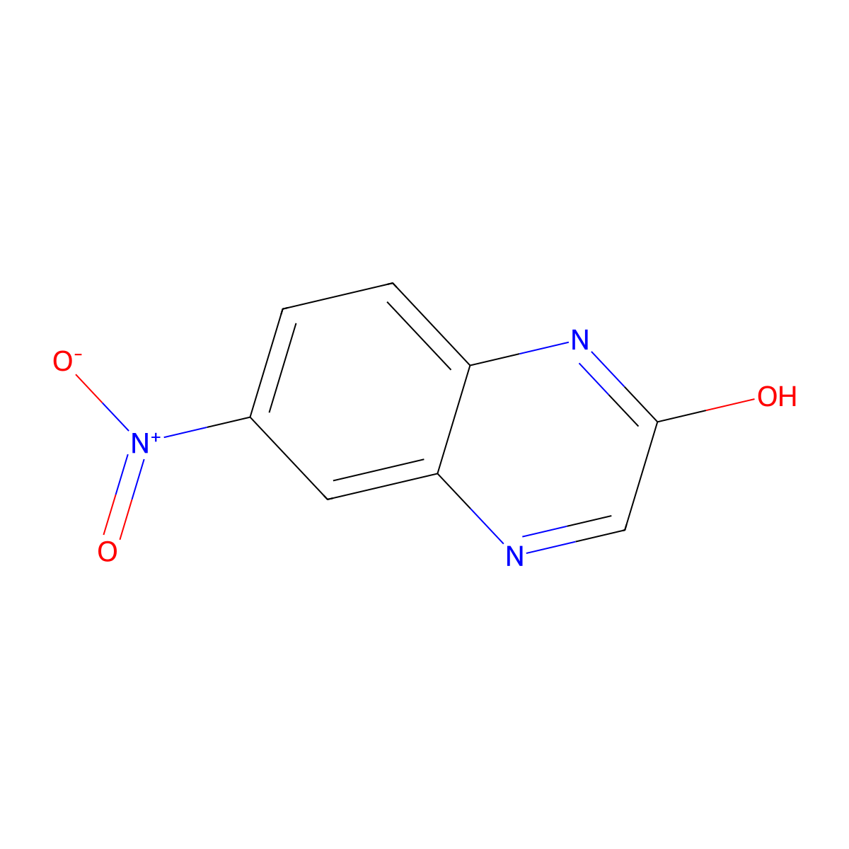 6-Nitroquinoxalin-2-one molecular structure, CAS 25652-34-0