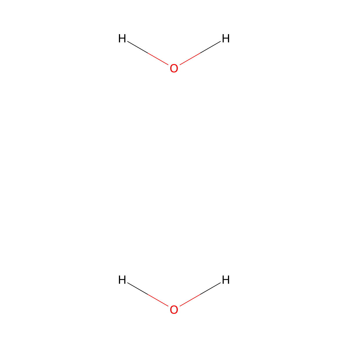 Water dimer molecular structure, CAS 25655-83-8
