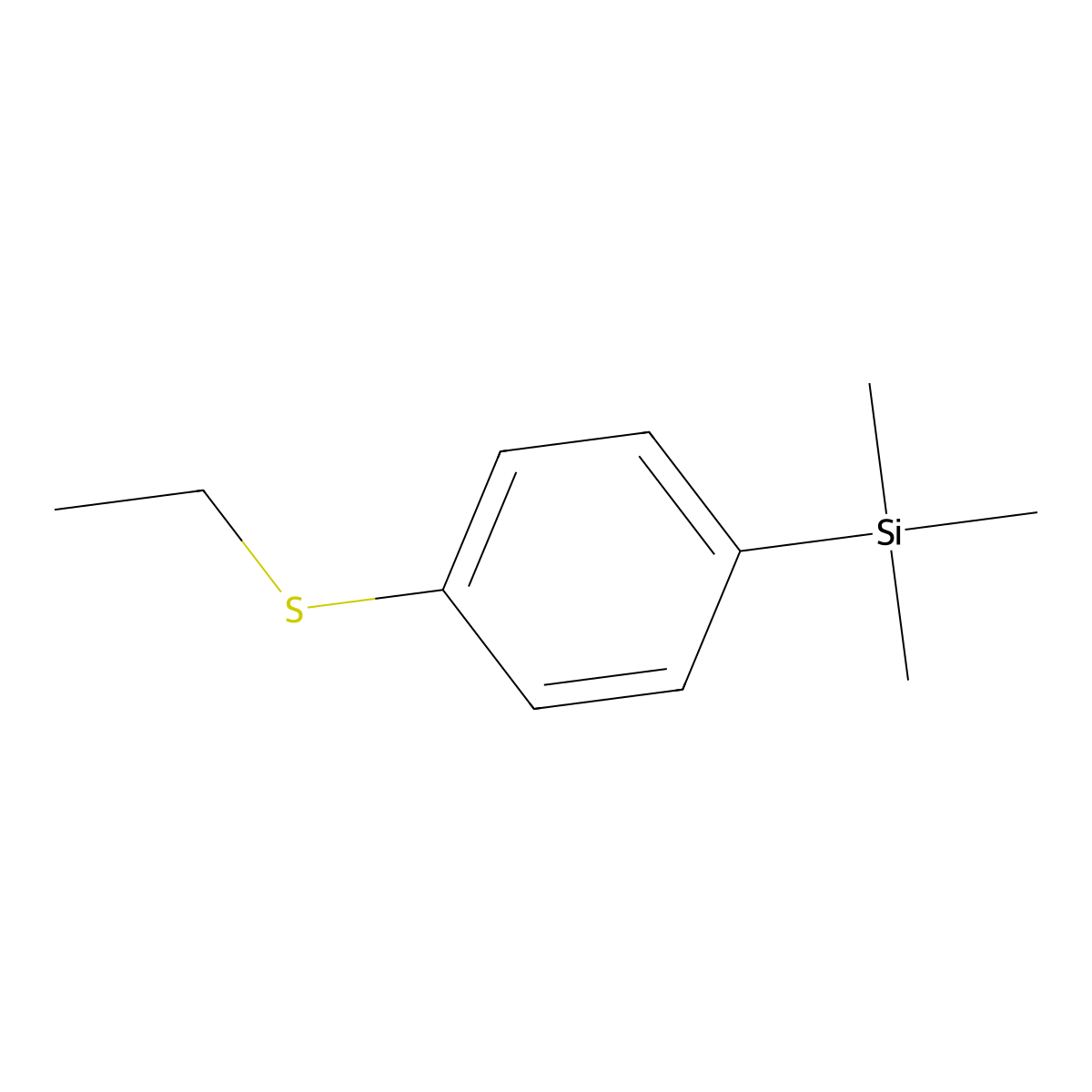 1-(Ethylthio)-4-(trimethylsilyl)benzene molecular structure, CAS 2565807-89-6