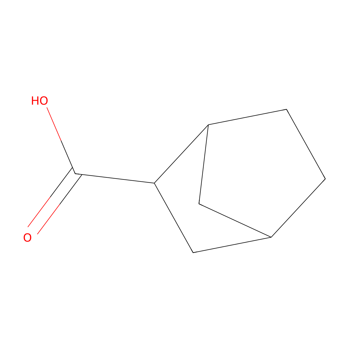 (1S,2R,4R)-bicyclo(2.2.1)heptane-2-carboxylic acid molecular structure, CAS 2566-59-8