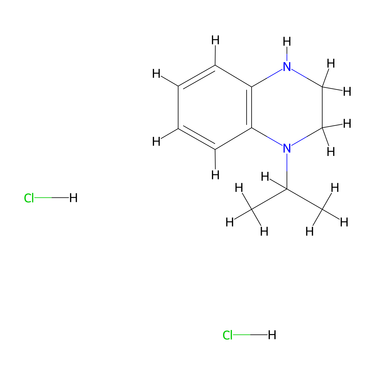 1-Isopropyl-1,2,3,4-tetrahydroquinoxaline dihydrochloride molecular structure, CAS 2566173-82-6