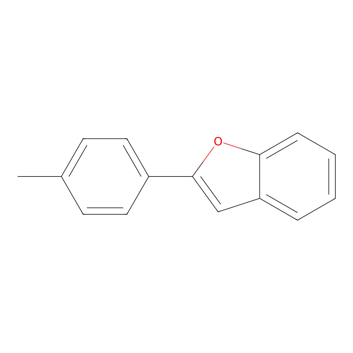 2-(p-Tolyl)benzofuran molecular structure, CAS 25664-48-6