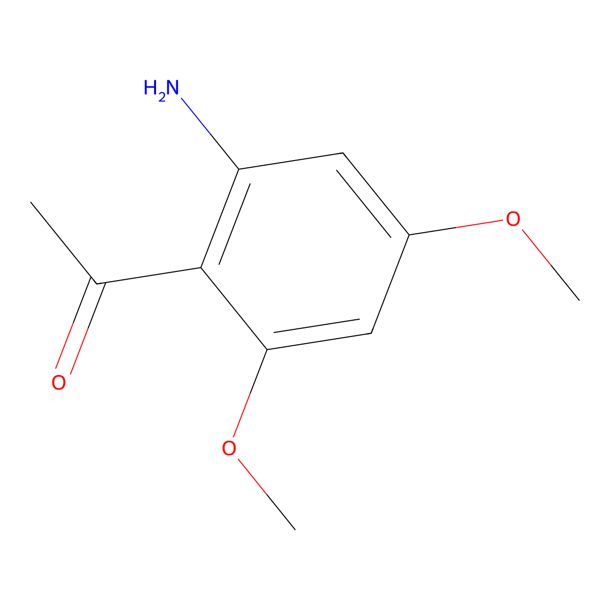 1-(2-Amino-4,6-dimethoxyphenyl)ethanone molecular structure, CAS 256642-33-8