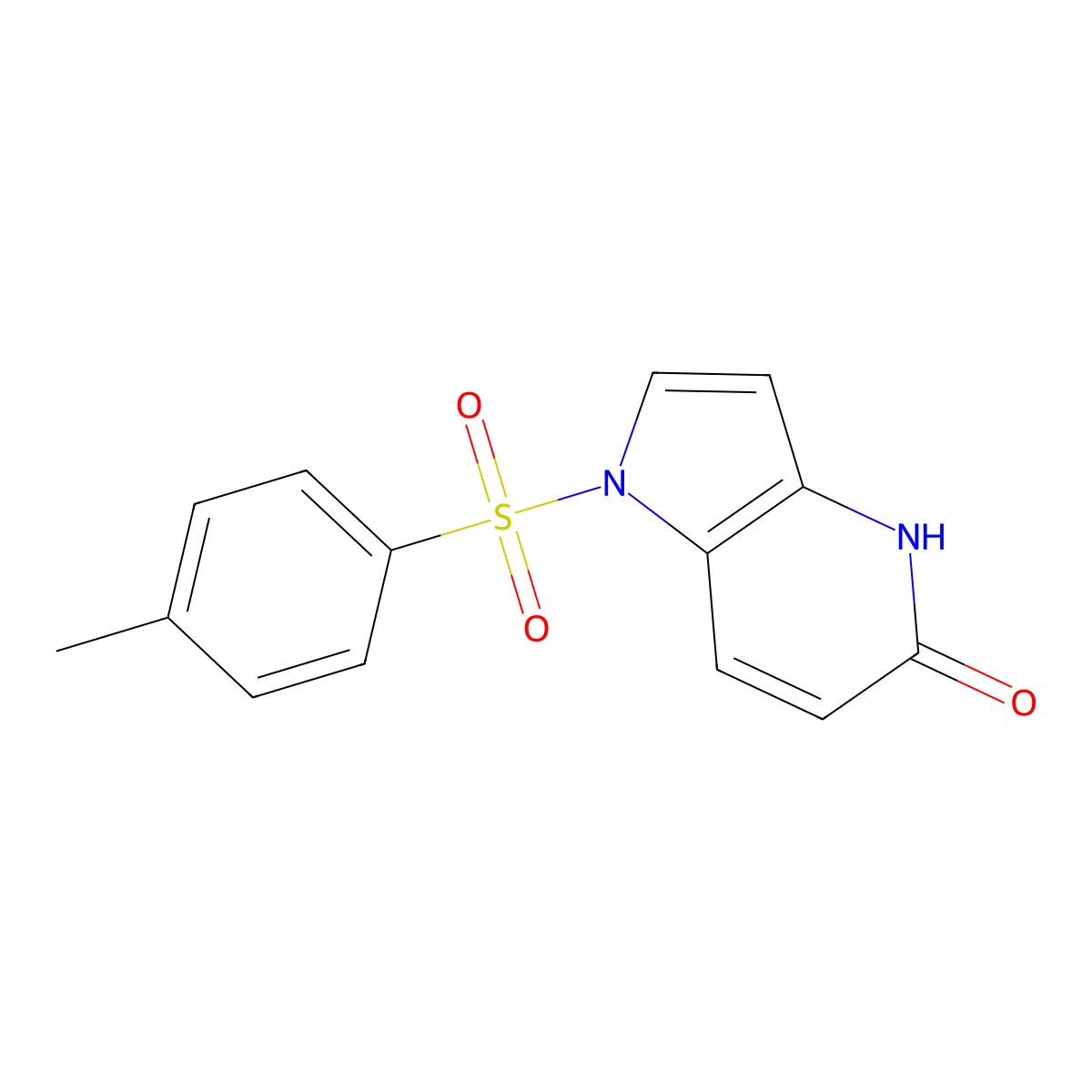 1-Tosyl-1H-pyrrolo[3,2-B]pyridin-5-OL molecular structure, CAS 2566439-02-7