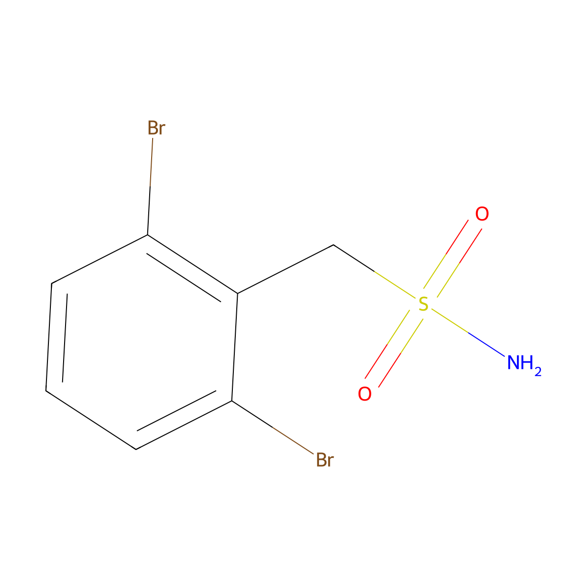 (2,6-Dibromophenyl)methanesulfonamide molecular structure, CAS 256651-56-6