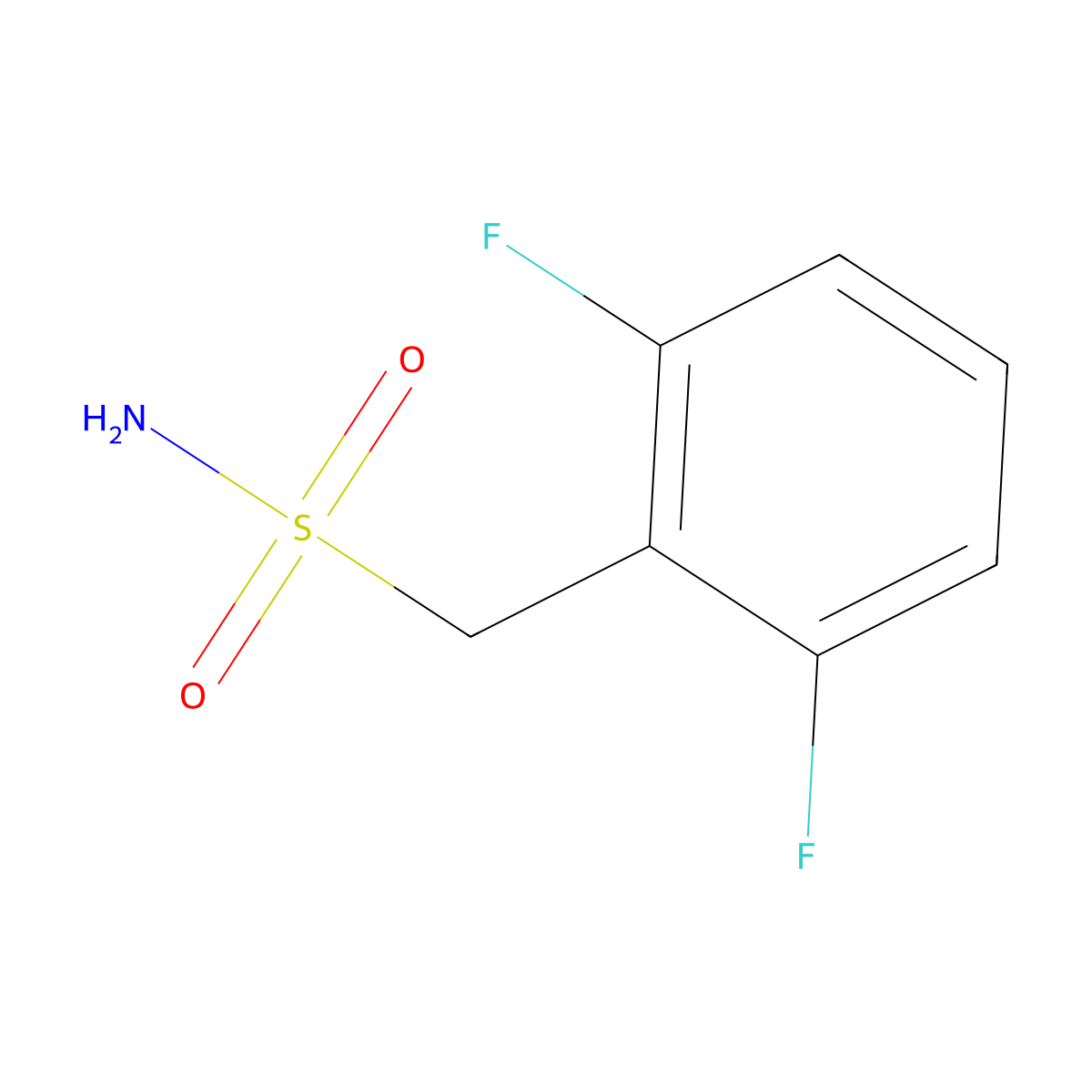 (2,6-Difluorophenyl)methanesulfonamide molecular structure, CAS 256651-60-2