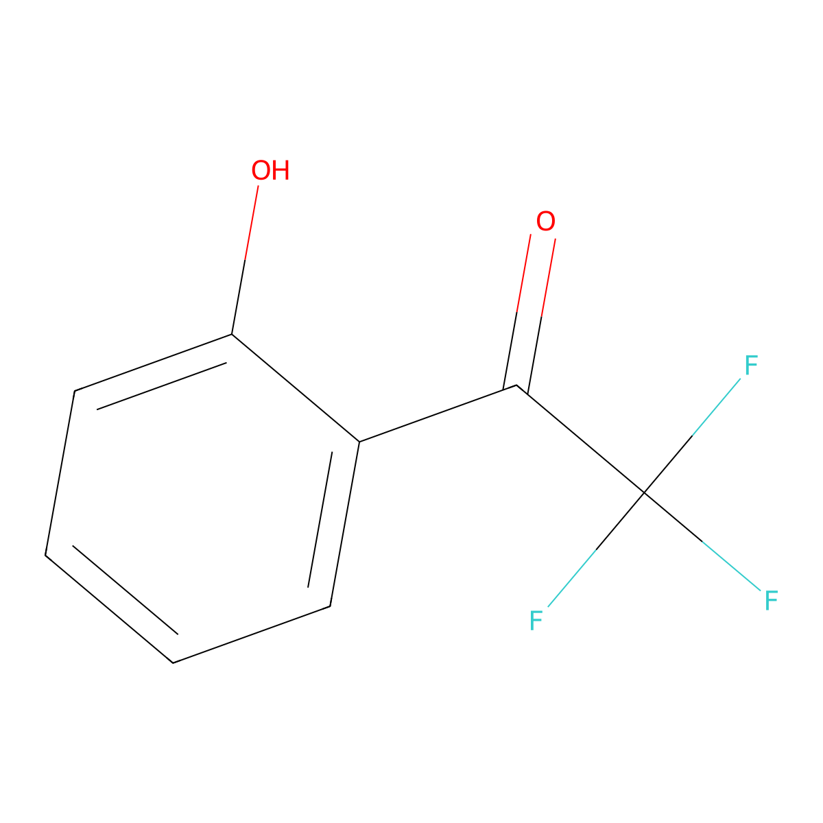 2-Trifluoroacetylphenol molecular structure, CAS 25666-51-7