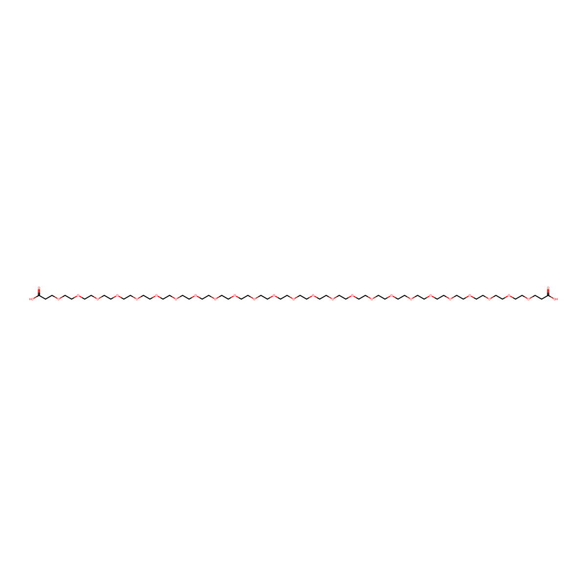 Bis-PEG25-acid molecular structure, CAS 2567200-14-8