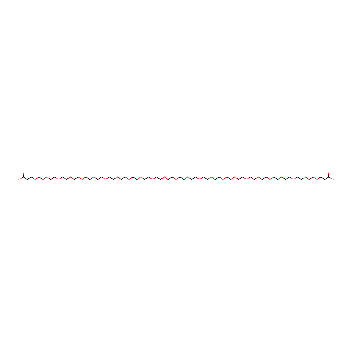 Bis-PEG25-acid molecular structure, CAS 2567200-14-8