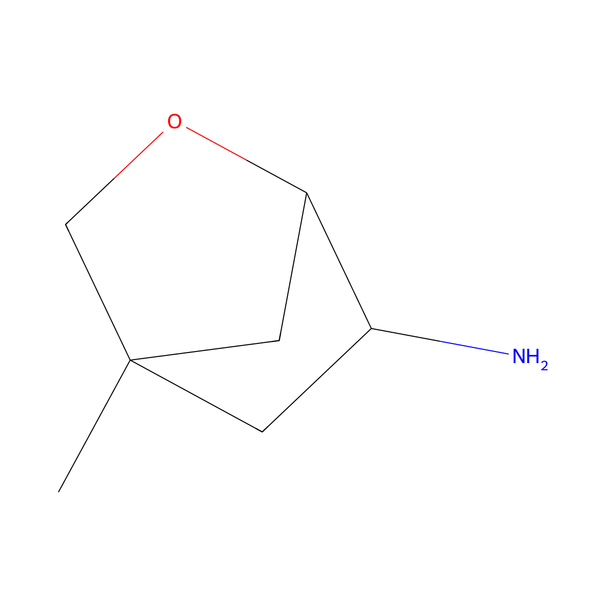 rac-(1R,4R,6R)-4-methyl-2-oxabicyclo[2.2.1]heptan-6-amine molecular structure, CAS 2567489-85-2