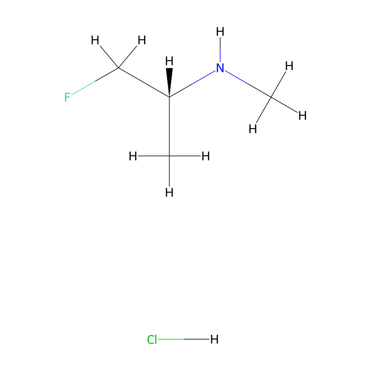 [(2R)-1-fluoropropan-2-yl](methyl)amine hydrochloride molecular structure, CAS 2567489-88-5