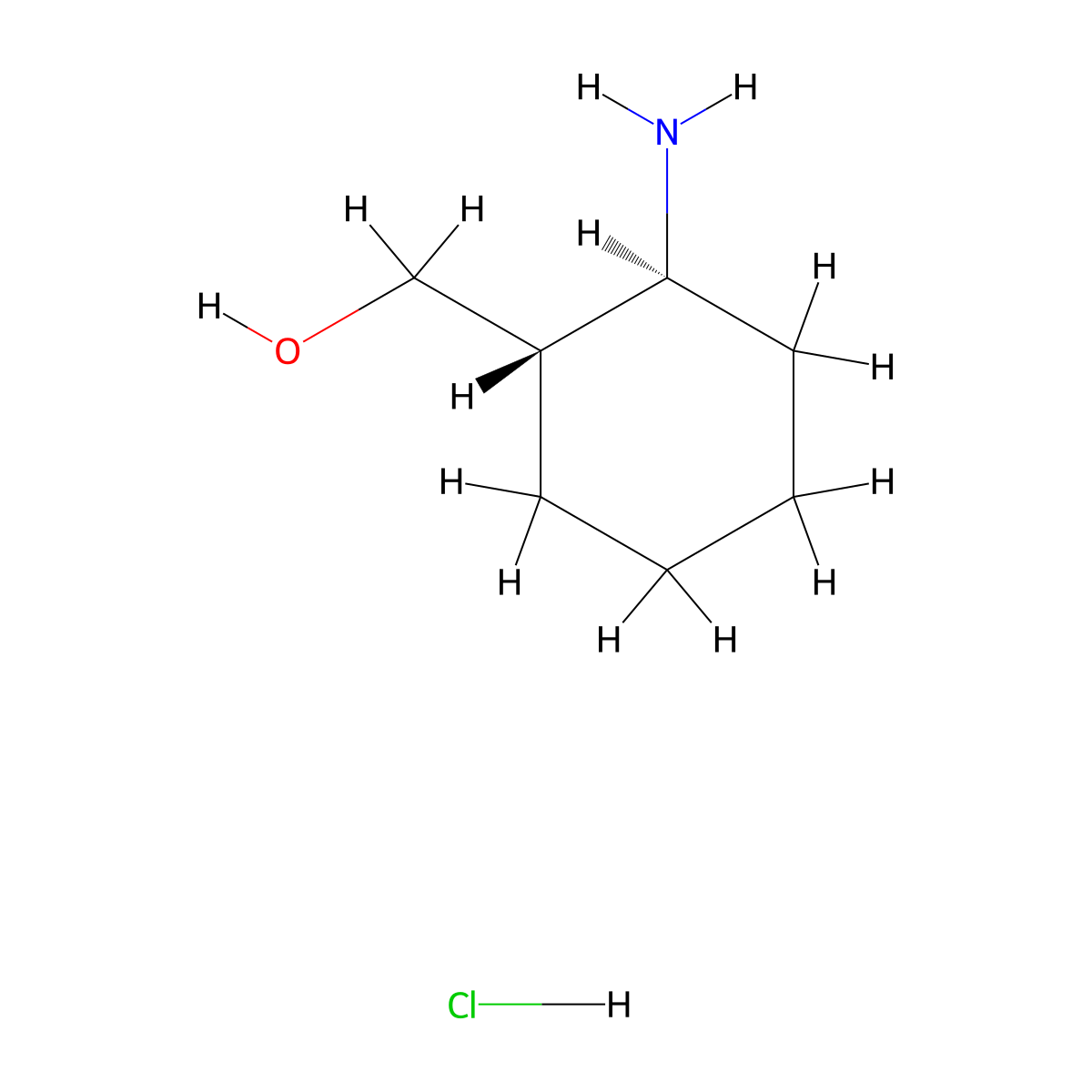 [(1S,2S)-2-aminocyclohexyl]methanol hydrochloride molecular structure, CAS 2567489-89-6
