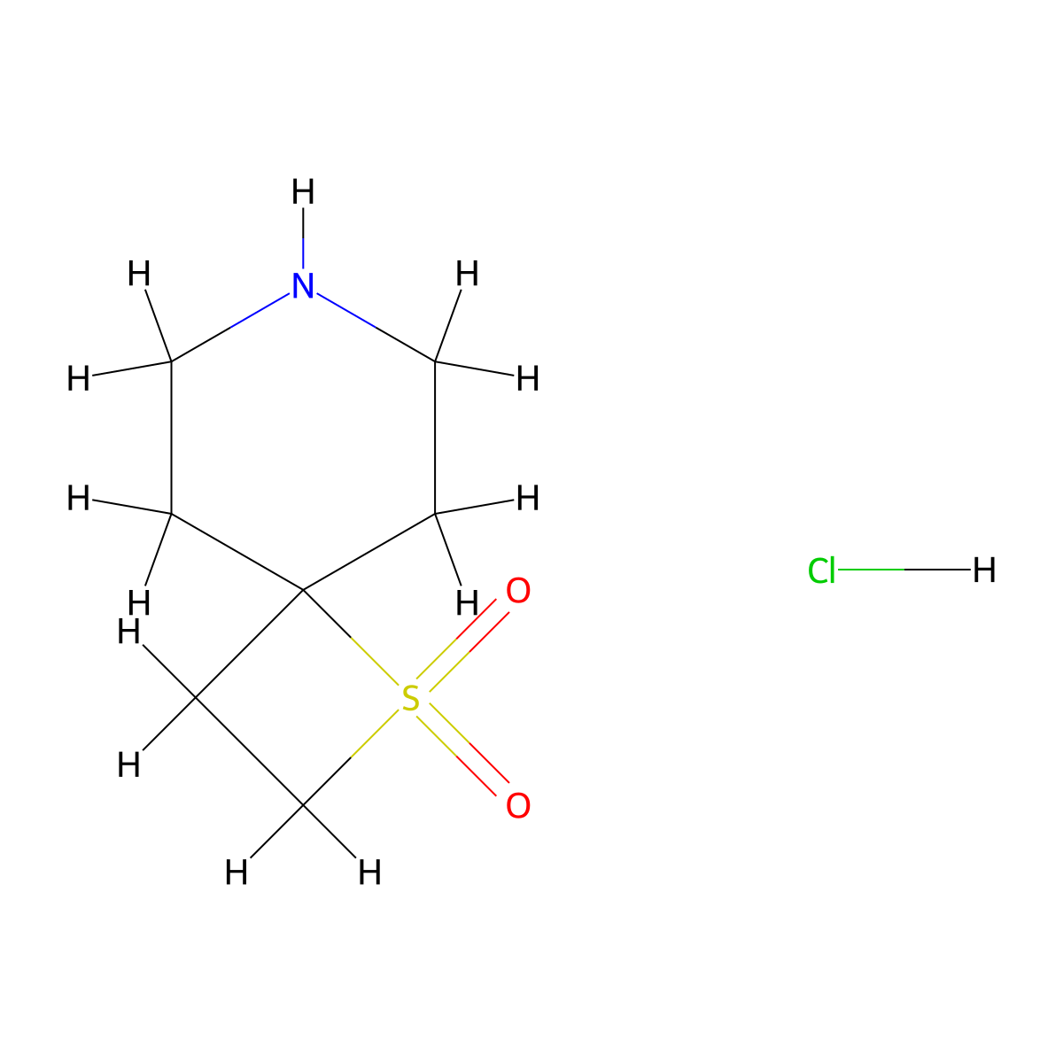 1Lambda6-thia-7-azaspiro(3.5)nonane-1,1-dione hydrochloride molecular structure, CAS 2567495-11-6
