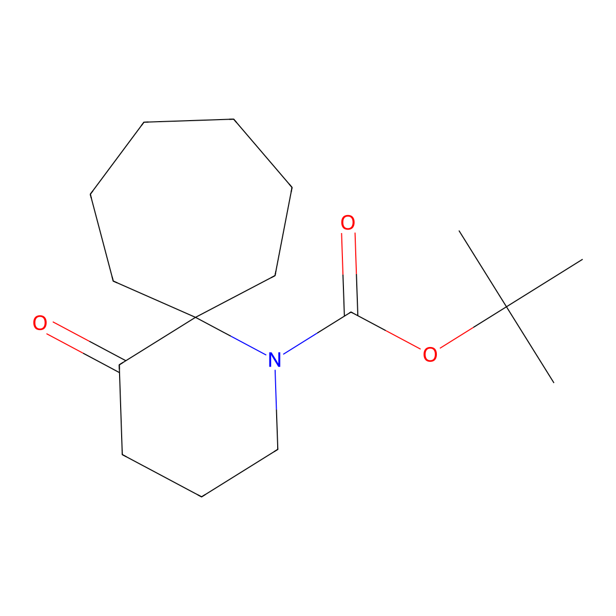 Tert-butyl 5-oxo-1-azaspiro[5.6]dodecane-1-carboxylate molecular structure, CAS 2567495-25-2