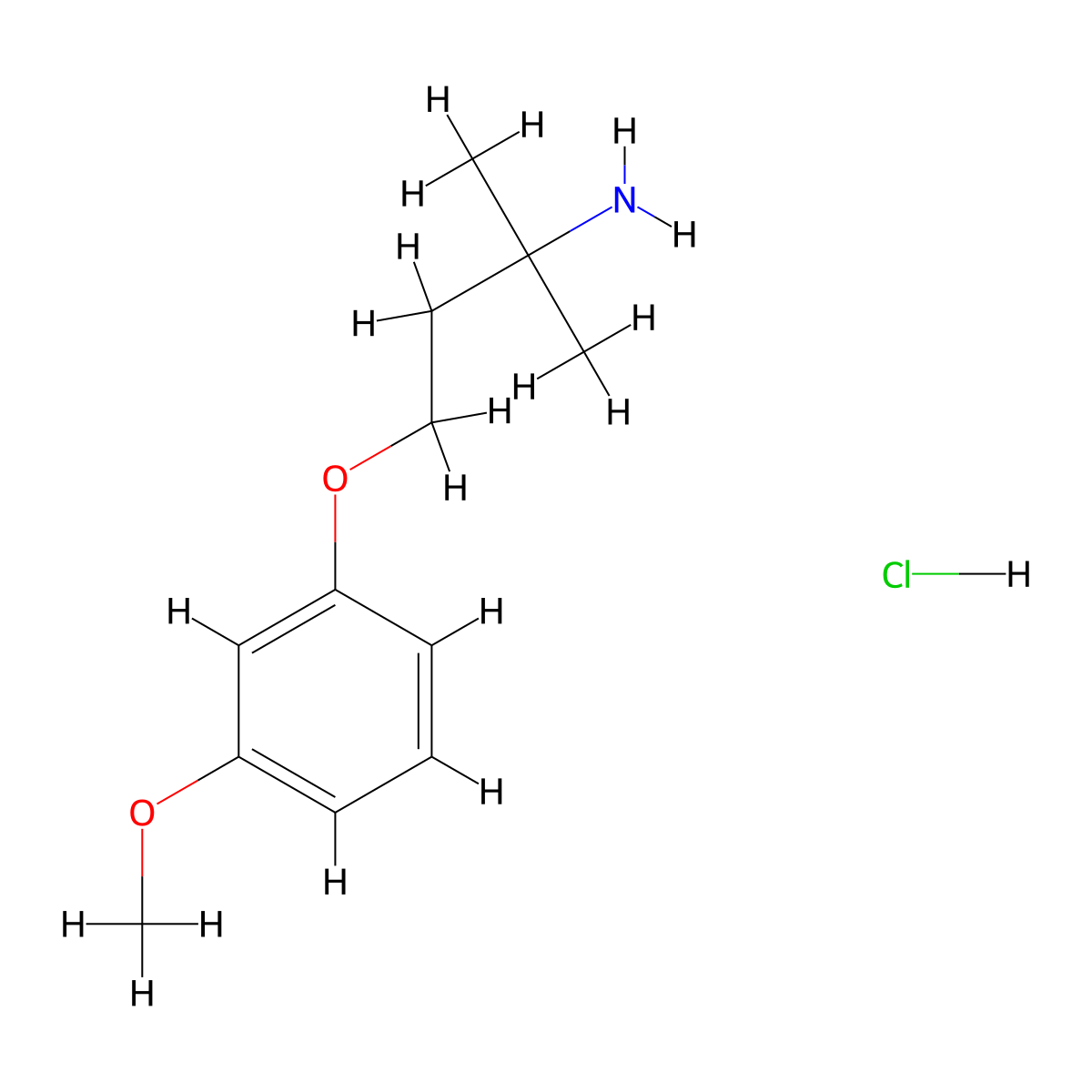 4-(3-Methoxyphenoxy)-2-methylbutan-2-amine hydrochloride molecular structure, CAS 2567495-34-3