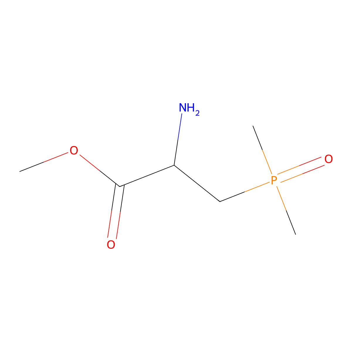 Methyl 2-amino-3-(dimethylphosphoryl)propanoate molecular structure, CAS 2567495-36-5