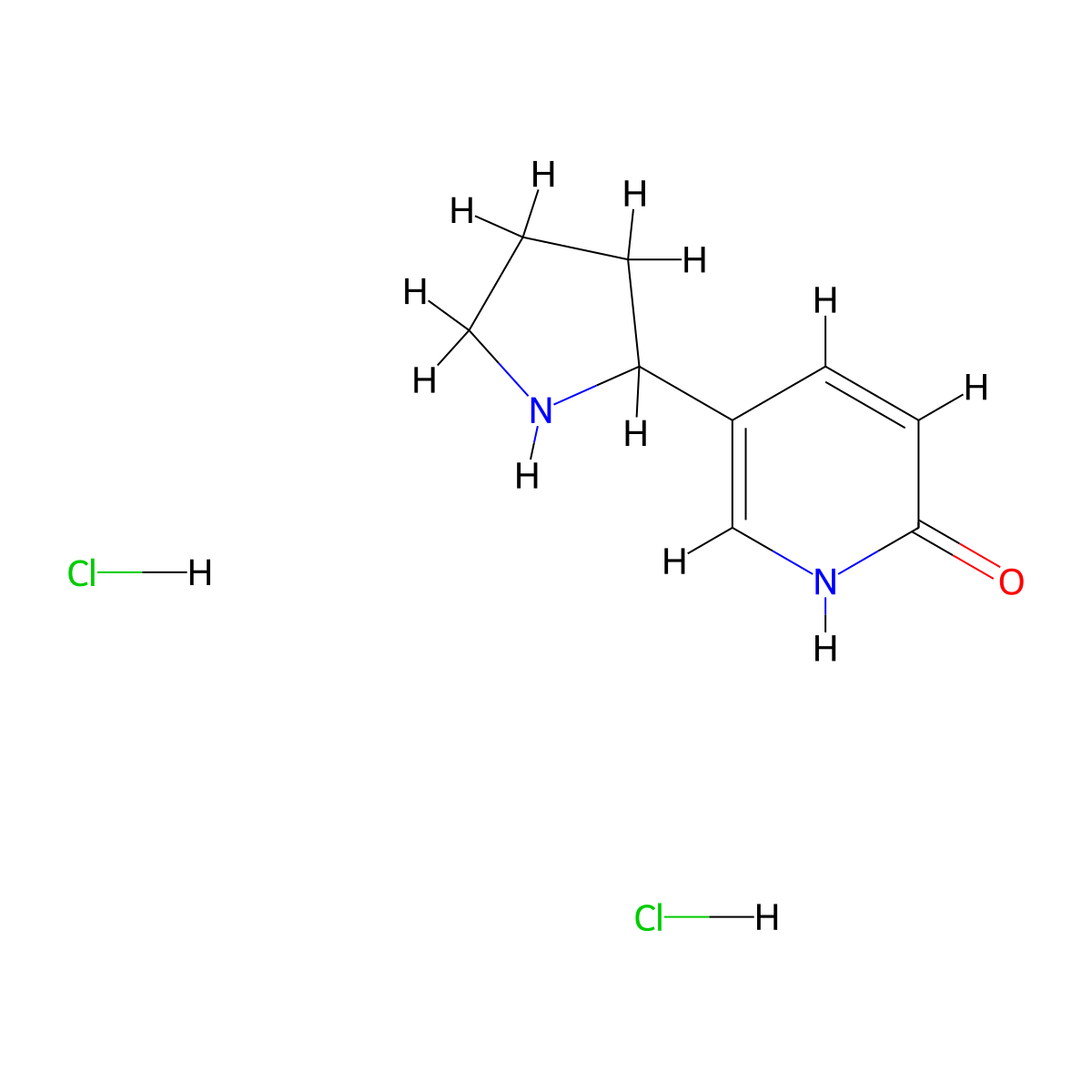 5-(Pyrrolidin-2-yl)pyridin-2-ol dihydrochloride molecular structure, CAS 2567496-10-8