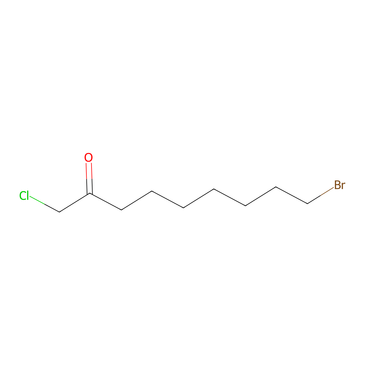 9-Bromo-1-chlorononan-2-one molecular structure, CAS 2567496-17-5