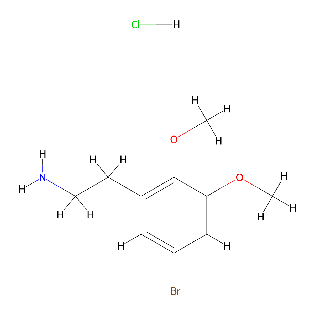 2-(5-Bromo-2,3-dimethoxyphenyl)ethan-1-amine hydrochloride molecular structure, CAS 2567496-56-2