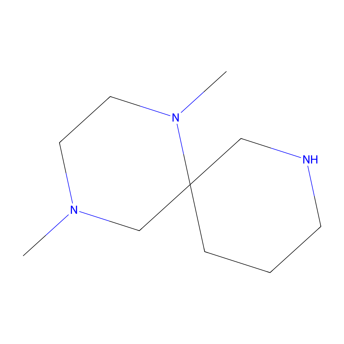 1,4-Dimethyl-1,4,8-triazaspiro[5.5]undecane molecular structure, CAS 2567496-86-8