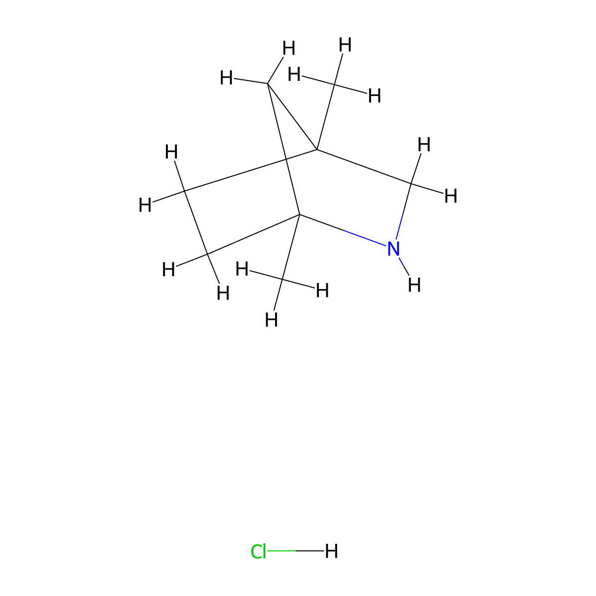 1,4-Dimethyl-2-azabicyclo[2.2.1]heptane hydrochloride molecular structure, CAS 2567498-25-1