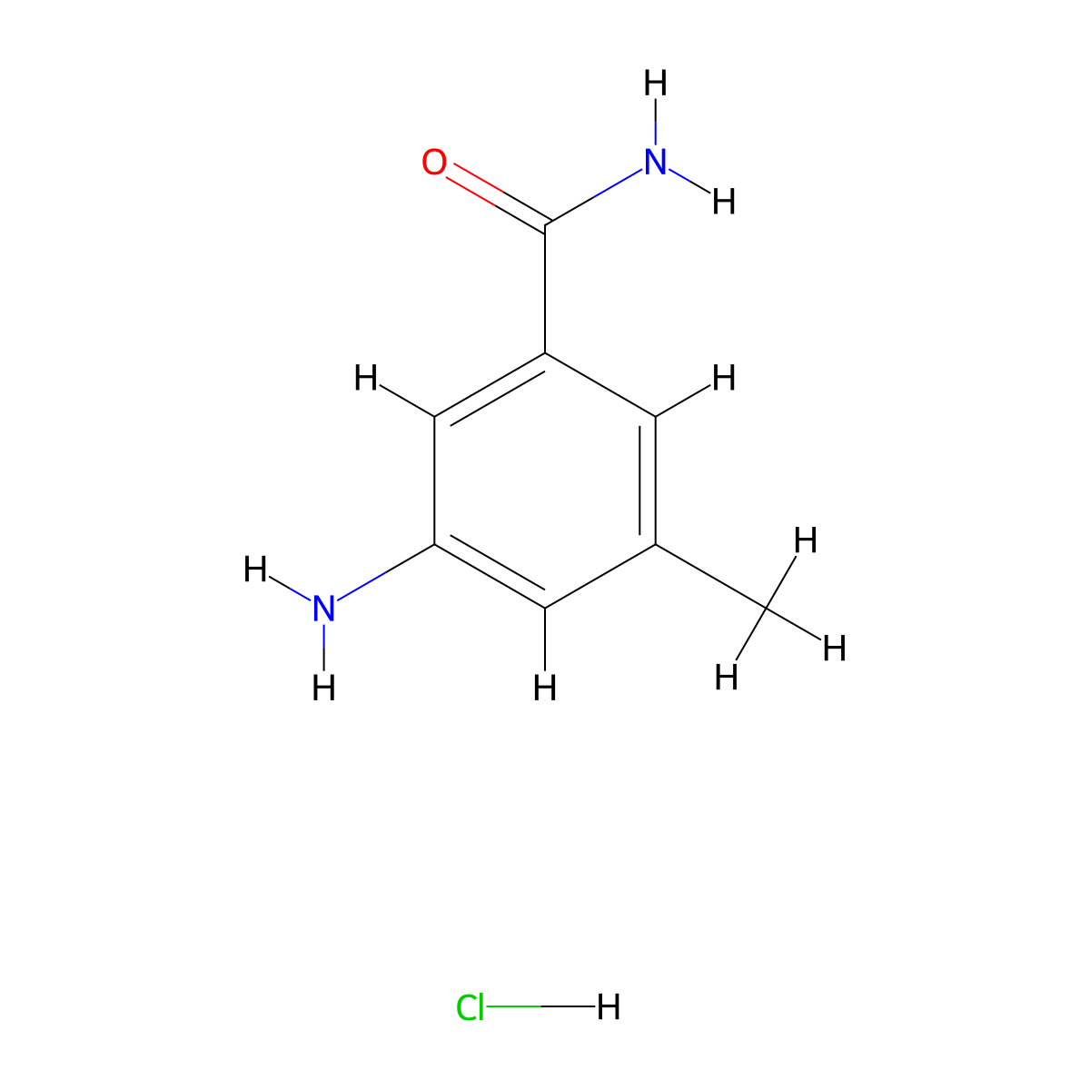 3-Amino-5-methylbenzamide hydrochloride molecular structure, CAS 2567498-43-3