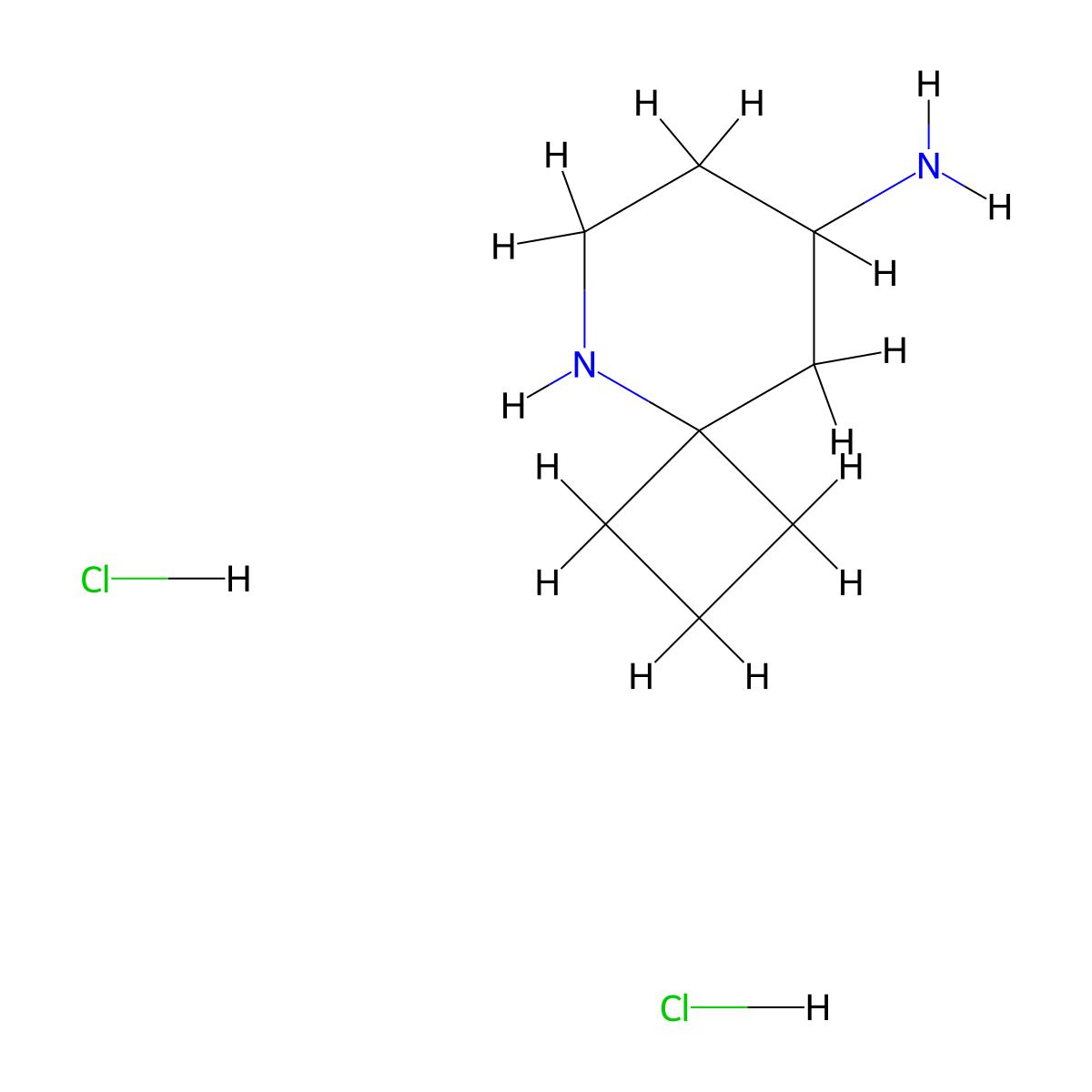 5-Azaspiro[3.5]nonan-8-amine dihydrochloride molecular structure, CAS 2567498-66-0