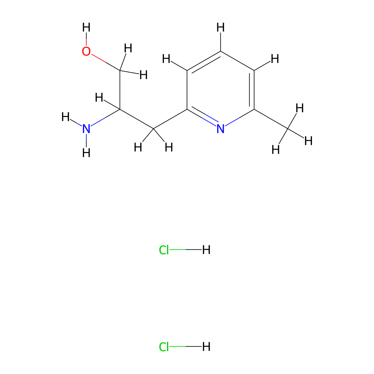 2-Amino-3-(6-methylpyridin-2-yl)propan-1-oldihydrochloride molecular structure, CAS 2567498-80-8