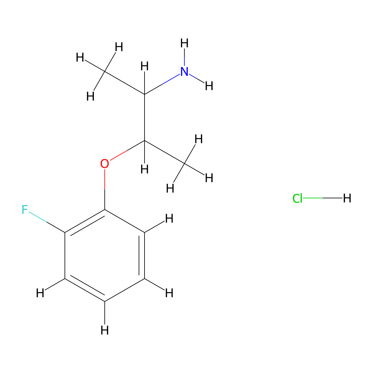 3-(2-Fluorophenoxy)butan-2-amine;hydrochloride molecular structure, CAS 2567498-87-5