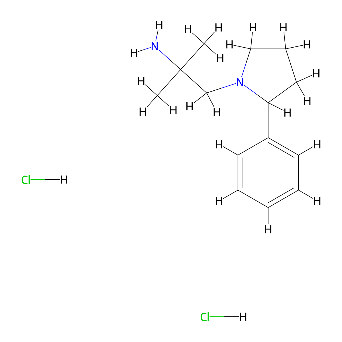 2-Methyl-1-(2-phenylpyrrolidin-1-yl)propan-2-amine dihydrochloride molecular structure, CAS 2567502-07-0