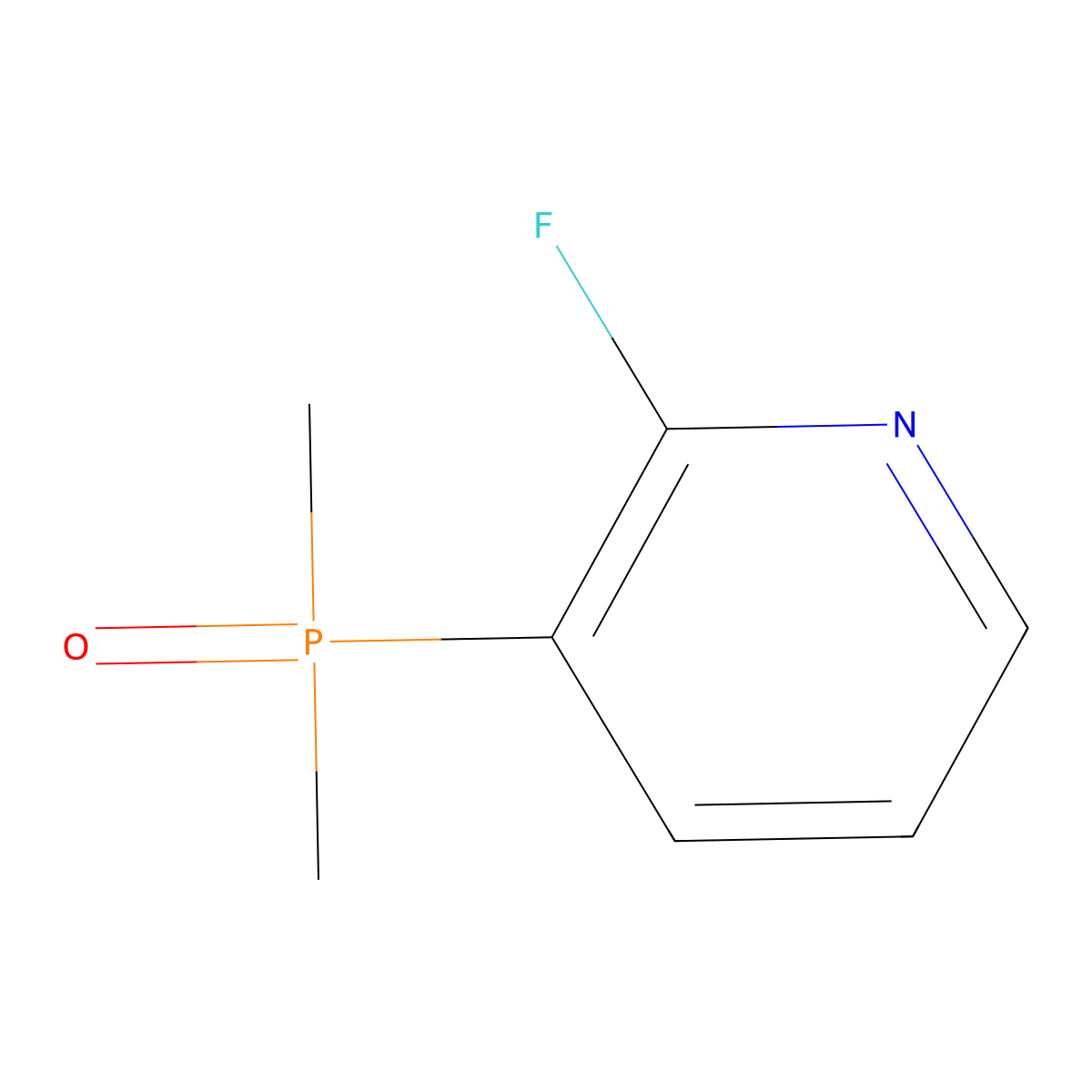 (2-Fluoropyridin-3-yl)dimethylphosphine oxide molecular structure, CAS 2567502-51-4